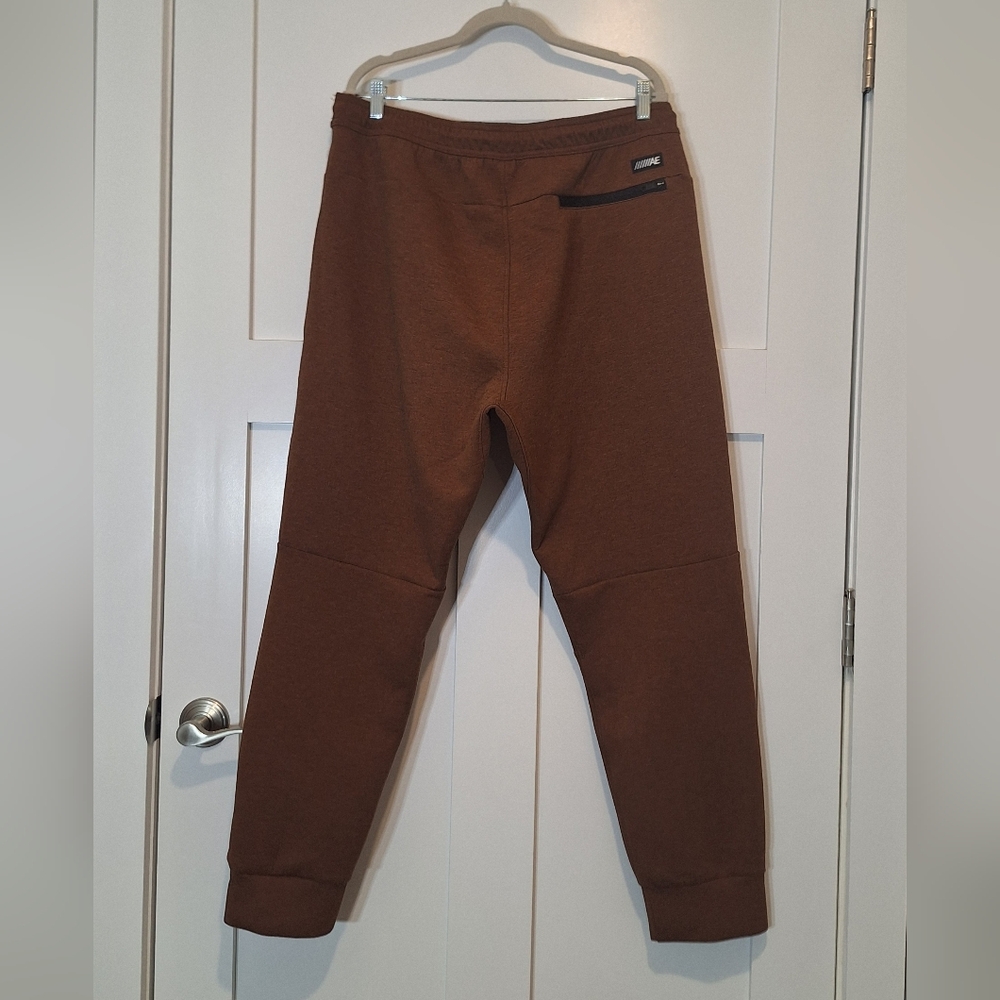 American Eagle Mens Joggers Heathered Brown Size XXL Pockets Stretch